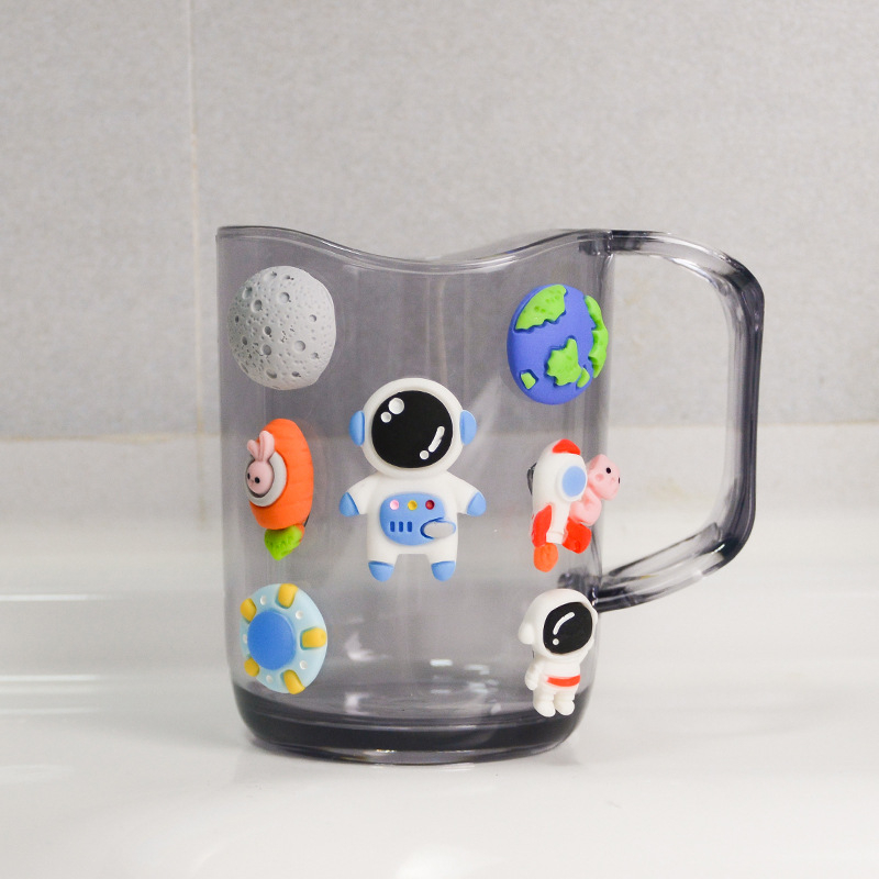 Kūrybingas burnos skalavimo puodelis, šepetėlis, puodelis, mielas plovimo puodelis, animacinis puodelis, kūdikio dantukų stiklainis, berniuko ir mergaitės puodelis, poros puodelis