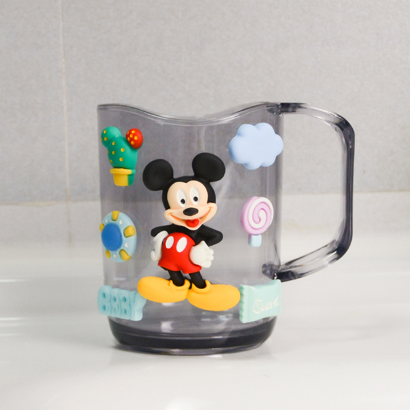 Kūrybingas burnos skalavimo puodelis, šepetėlis, puodelis, mielas plovimo puodelis, animacinis puodelis, kūdikio dantukų stiklainis, berniuko ir mergaitės puodelis, poros puodelis