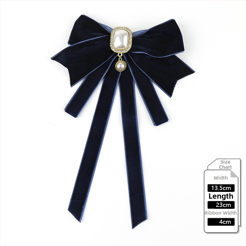 2024 m. nauja moteriška juodo kaklaraiščio kaspino apykaklė su gėlių marškinių apykakle, prancūziško kaspino ir akademijos stiliaus segtukas