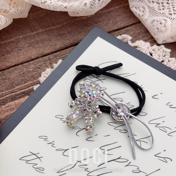 „Sanrio“ animacinių filmukų ryškių deimantų ančių segtukų plaukų segtukas, saldūs mergaitiški kirpčiukai, nulūžę plaukai, šoninis segtukas, lengviausiai tinkantis, nekenkia plaukams.