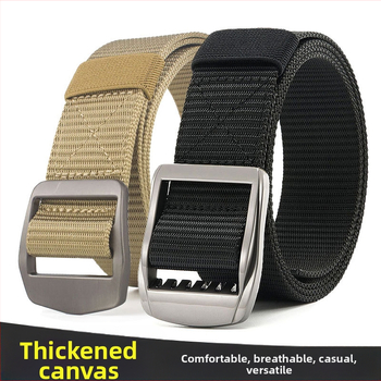 na zalihi veleprodaja muški najlonski platneni remen za vanjsku upotrebu s uzorkom bez rukava japanska kopča univerzalni trend prozračni tkani remen