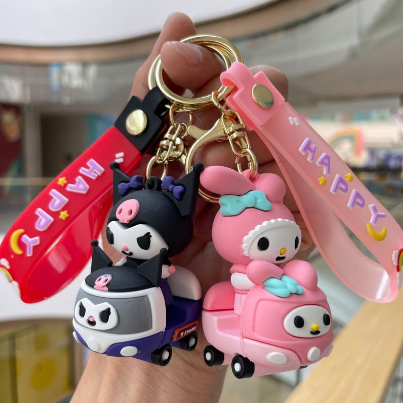 Μπρελόκ αυτοκινήτου Sanrio χαριτωμένο coolomi κούκλα μπρελόκ αυτοκινήτου τσάντα μενταγιόν μικρό δώρο χονδρικής