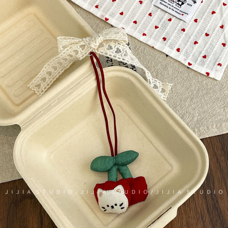 Κορεατικό στυλ νέο χαριτωμένο κρεμαστό κόσμημα αρκούδας με μαλακό χαριτωμένο τρισδιάστατο ύφασμα μικρό ζώο μπρελόκ τσάντα κρεμαστά αξεσουάρ