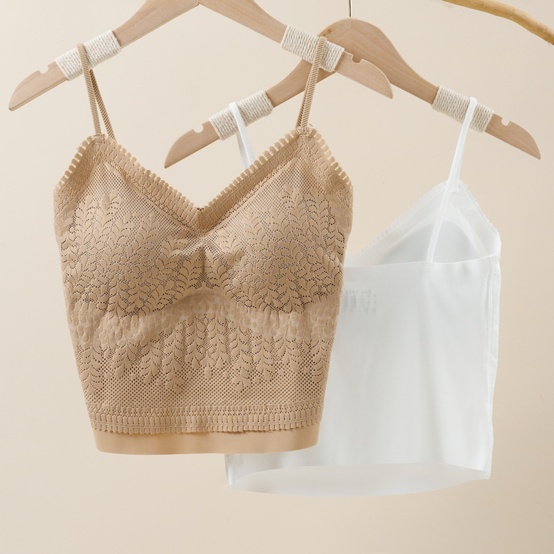 Uus stiil pitsist kuum tüdruk ilus seljaga jääsiidist aluspesu naiste vestiga ühes tükis rinnapadi kuum tüdruk sisemine kandmine välimine kandmisalus