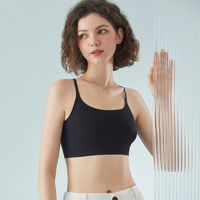 U formos graži nugaros intimates moteriška ledo šilko vasarinė maža krūtinė push-up su krūtinės įklotais išorinė liemenėlė viskas viename vientisa didelė nugaros neturinti liemenėlė