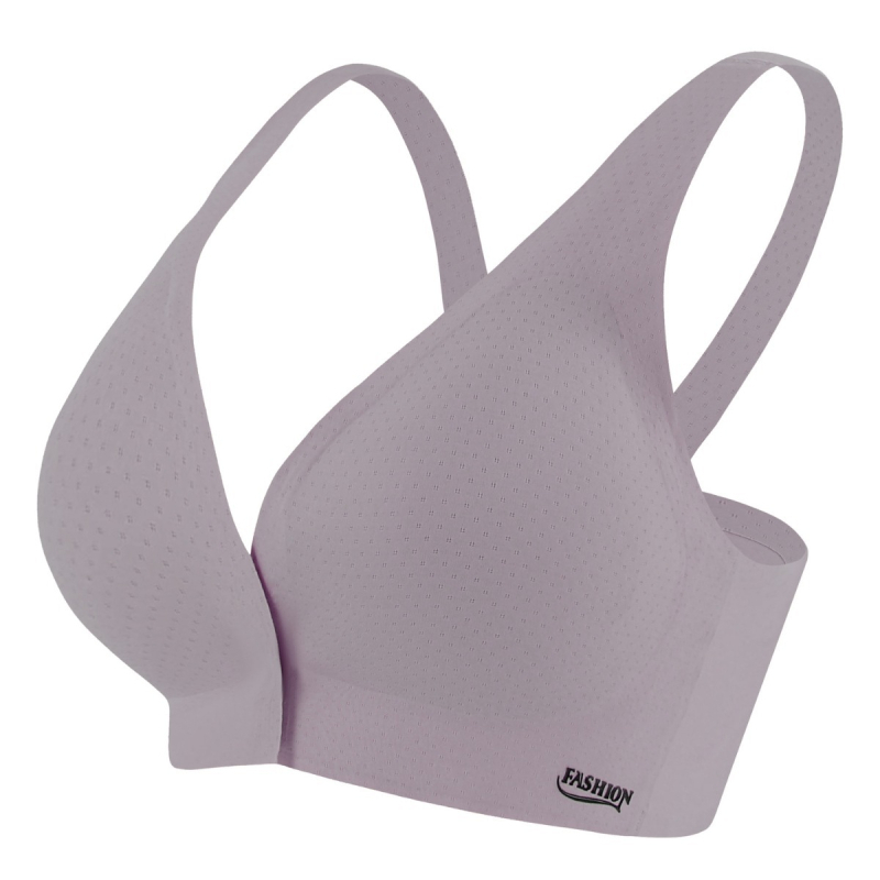 Moteriška šilkinė, formuojanti sportinė liemenėlė su priekyje sagomis ir kryžminėmis juostelėmis, reguliuojamo ilgio nugarėlė ir lankeliais.