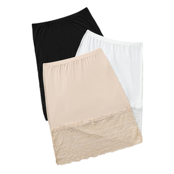 Naiste äärepitsist alusseelik, õhuke puusaümbermõõtev seelik, voodriga ülielastne seelik, ühevärviline läbipaistvusvastane poolseelik, seeliku sisemine kiht