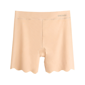 Kõrge vöökohaga naiste turvapüksid suvised jääsiidist aluspüksid pluss-suuruses õmblusteta paljaspüksid