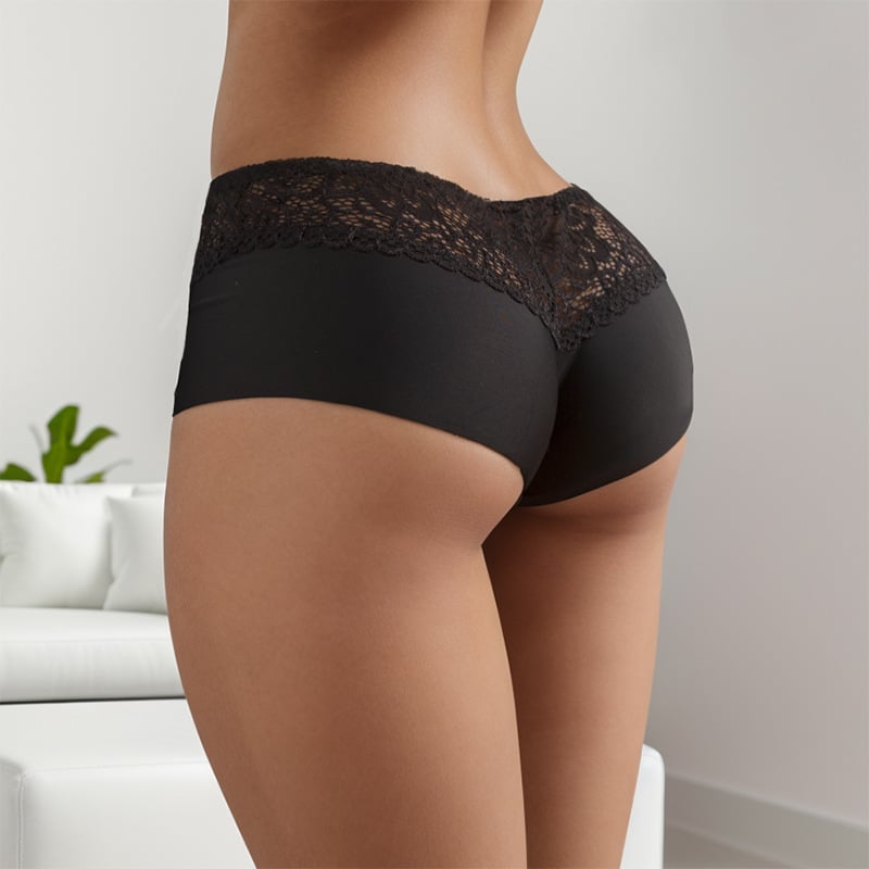Pantaloni boxer pentru femei, din dantelă sexy, de dimensiuni europene, respirabili, confortabili, prietenoși cu pielea, pantaloni boxer, lenjerie intimă fără cusături pentru femei