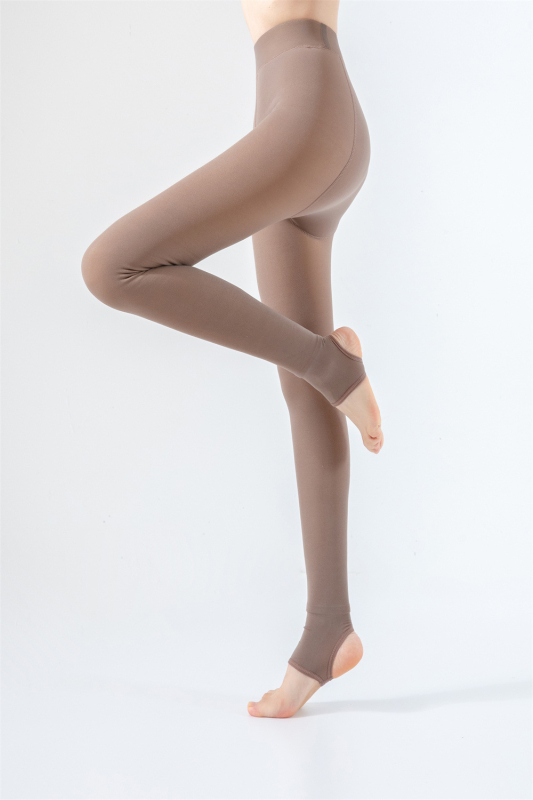 Prekogranične lažne prozirne tajice s flis podstavom, jednodijelne tople prozirne tajice za ženske stjuardese, sive najlonke Yiwu LX