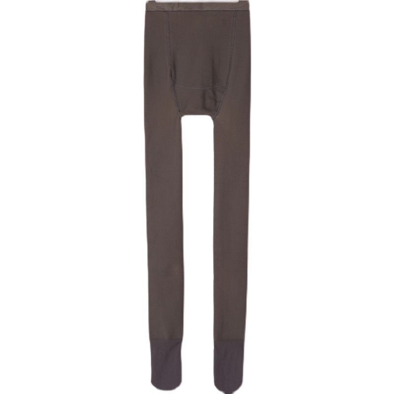 Stiuardesės pilkos spalvos vientisas, permatomas pagrindas nėščioms moterims, dėvintis plonas, basas kojas, su vilnos pamušalu, sustorintas pėdkelnes, šiltas artefaktas