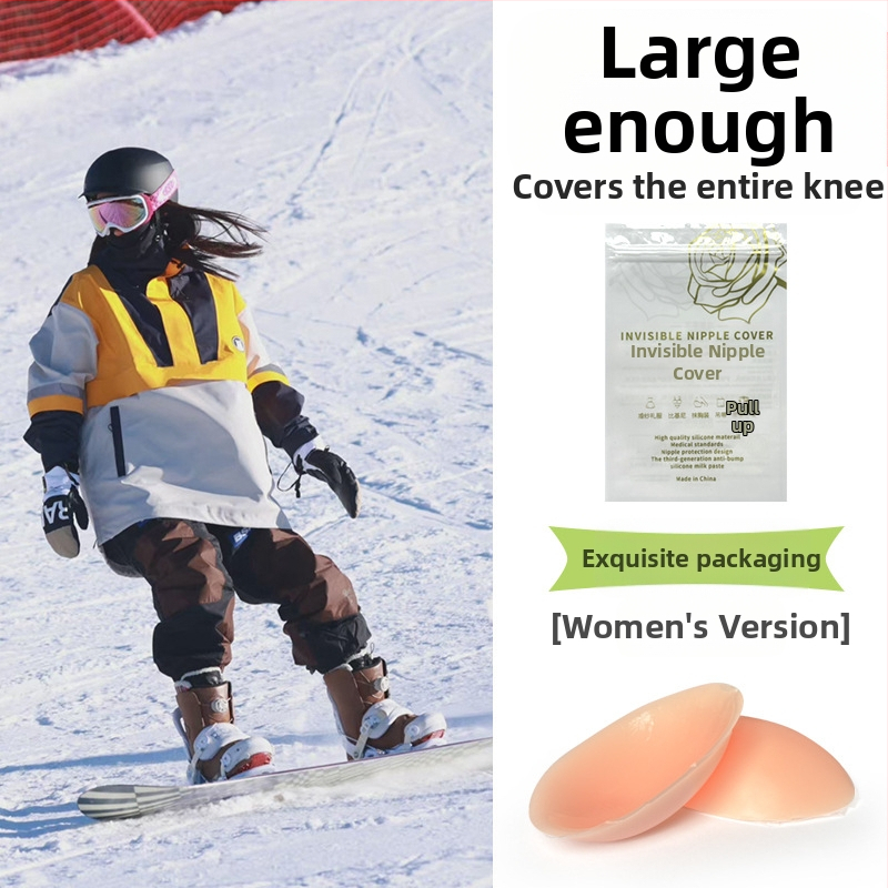 Sügise ja talve suusatamise silikoonist põlvekaitsmed kukkumisvastased artefaktiga paksendatud põlvekaitsmed iluuisutamiseks külmumisvastased sisemised põlvekaitsmed naistele