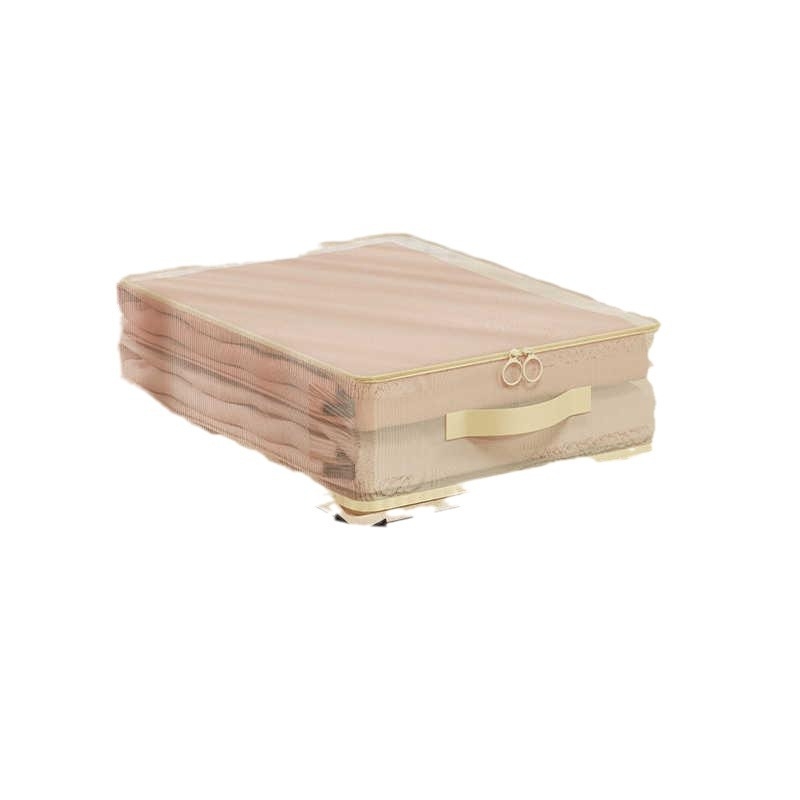 Voodipõhja sahtliga riiete hoiukast Läbipaistev nailonvõrgust hoiukott Majapidamisriiete lamekott Riided