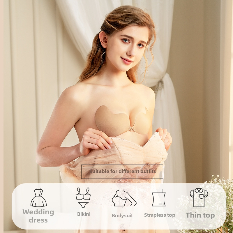 Bona Ness mango krūšu uzlīme maza krūšu daļa liela siksniņa kāzu kleitai neredzams krūšturis plakans krūšu krokojums augšdaļa plāna krūšu uzlīme