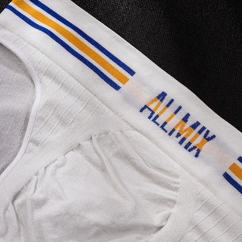 Διασυνοριακό εξωτερικό εμπόριο, ανδρική σέξι ριγέ τσάντα με γράμματα, αθλητικά αυγό, χωρίς ραφές, σλιπ με γράμματα χαμηλής μέσης, εσώρουχα