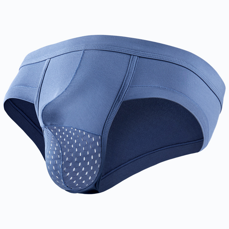 Vyriški modaliniai antibakteriniai „Gunshot Separate“ apatiniai, kvėpuojantys, seksualūs apatiniai.