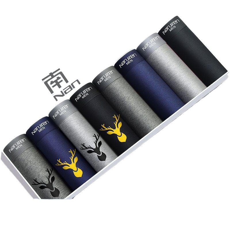 8 vyriški apatiniai Vyriški bokseriai Jaunimo sportiniai bokseriai Kvėpuojančios vidutinio juosmens trumpos kelnės