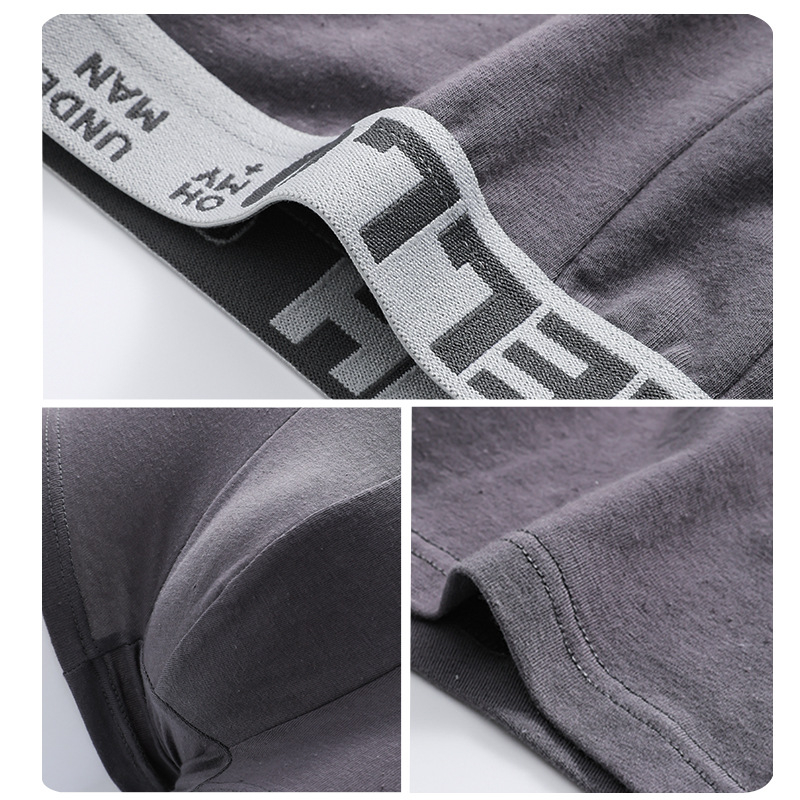 25 popularnih muških bokserica visokog struka, suhih i prozračnih, ugodne za kožu i svestrane, muško donje rublje s natpisom Smiley Face, veleprodaja