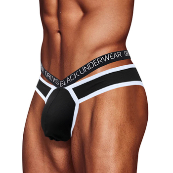 ORLVS vīriešu apakšveļa, seksīga, vēsa, mīksta, elpojoša, U formas, izliekta, seksīga, zema jostasvietas sporta biksīte OR6314