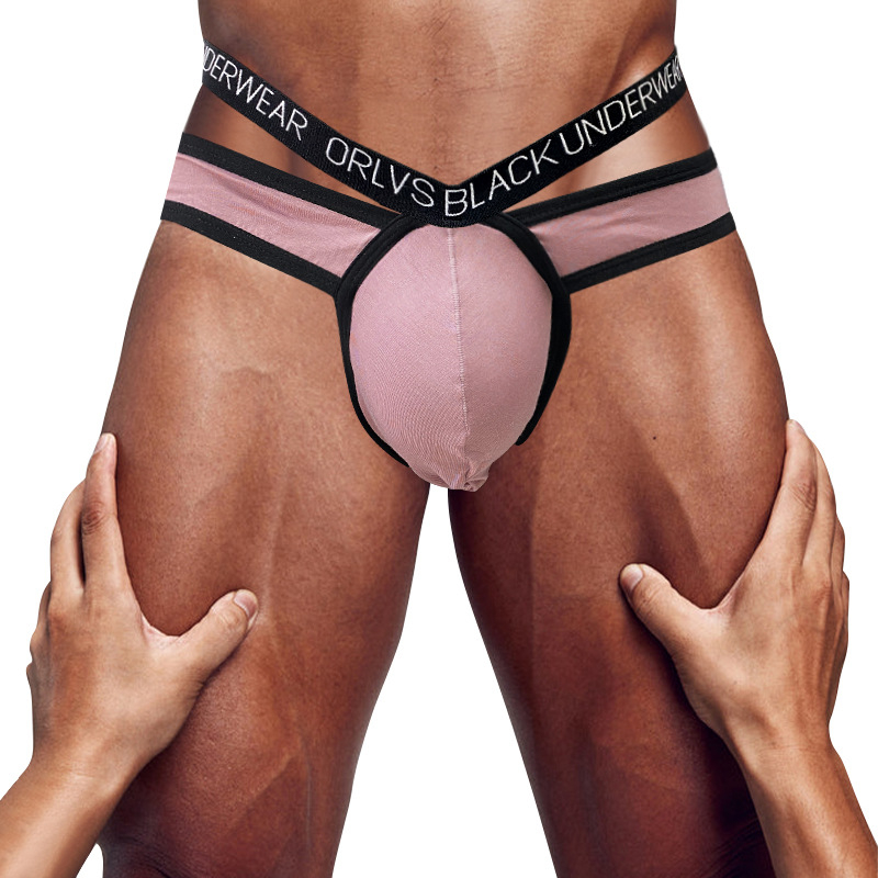 ORLVS vīriešu apakšveļa, seksīga, vēsa, mīksta, elpojoša, U formas, izliekta, seksīga, zema jostasvietas sporta biksīte OR6314