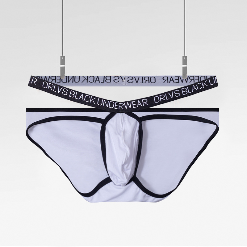 ORLVS vīriešu apakšveļa, seksīga, vēsa, mīksta, elpojoša, U formas, izliekta, seksīga, zema jostasvietas sporta biksīte OR6314