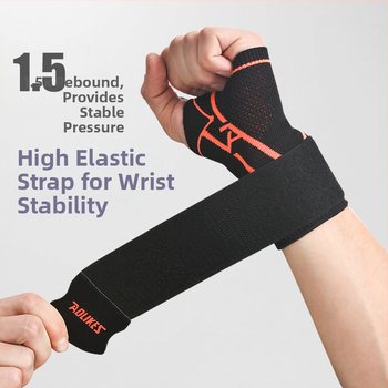 Riešų apsaugos su raišteliais, prailgintos ir slėginės fitneso badmintono delnų apsaugos, kvėpuojančios ir šiltos riešų apsaugos su austi audiniu