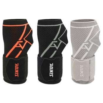 Riešų apsaugos su raišteliais, prailgintos ir slėginės fitneso badmintono delnų apsaugos, kvėpuojančios ir šiltos riešų apsaugos su austi audiniu