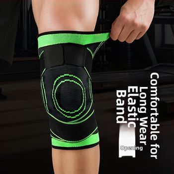 Επιγονατίδα με λουράκι για διασυνοριακό λουρί Αθλητισμός Καλοκαίρι Καλοκαίρι Καλάθι Ποδόσφαιρο Γυμναστική Τρέξιμο Λεπτό πλεκτό κάλυμμα επιγονατίδας με κούρδισμα Υπό πίεση Αντιολισθητικό