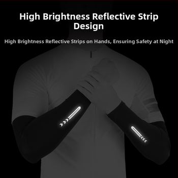 Didmeninė prekyba „Ice Silk“ apsauginėmis rankovėmis nuo saulės vyrams ir moterims, vasarinė apsauga nuo UV spindulių, vairuojant, žvejojant, plona, naktinio bėgimo, atšvaitinė rankovė.