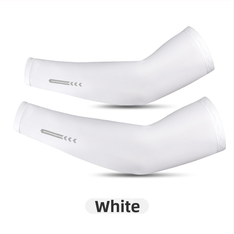 Didmeninė prekyba „Ice Silk“ apsauginėmis rankovėmis nuo saulės vyrams ir moterims, vasarinė apsauga nuo UV spindulių, vairuojant, žvejojant, plona, naktinio bėgimo, atšvaitinė rankovė.