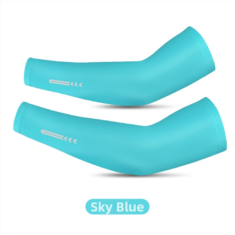 Didmeninė prekyba „Ice Silk“ apsauginėmis rankovėmis nuo saulės vyrams ir moterims, vasarinė apsauga nuo UV spindulių, vairuojant, žvejojant, plona, naktinio bėgimo, atšvaitinė rankovė.