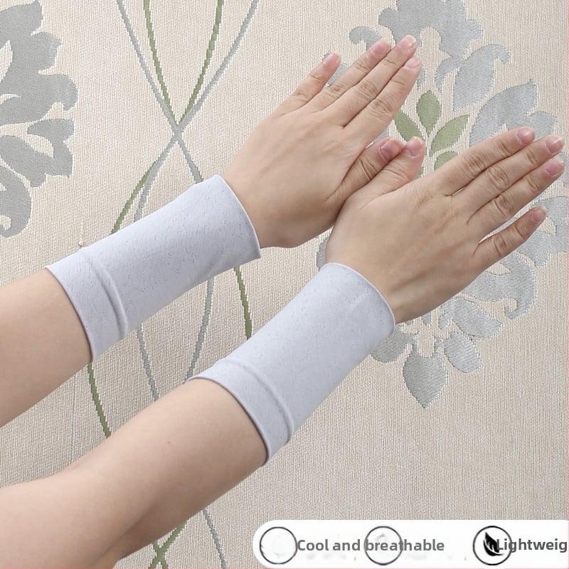 Фабрична директна лятна тънка спортна гривна за китка, готина каишка за китка за мъже и жени, абсорбираща потта, дишаща, ледена ръкавна, покривало за белези на едро