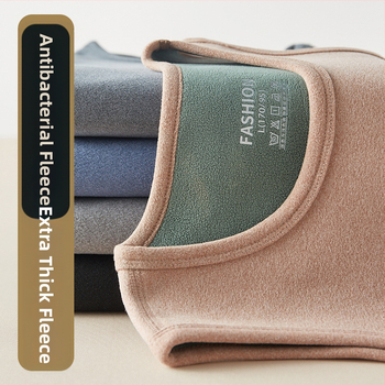 Antibakterinė poliarinė vilnonė žieminė vyriška laisvalaikio stiliaus liemenė su vilnos pamušalu, stora, šilta, odai draugiška, šalčiui atspari liemenė