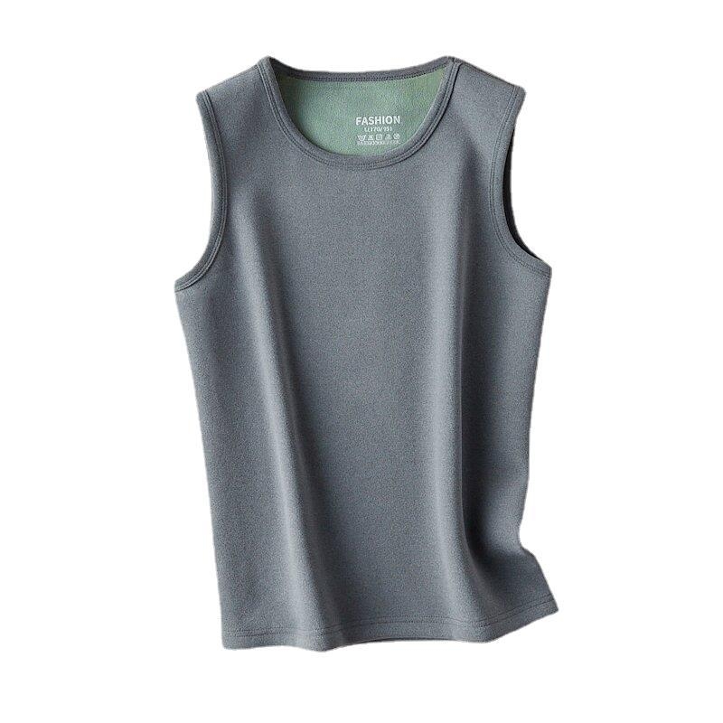 Antibakterinė poliarinė vilnonė žieminė vyriška laisvalaikio stiliaus liemenė su vilnos pamušalu, stora, šilta, odai draugiška, šalčiui atspari liemenė