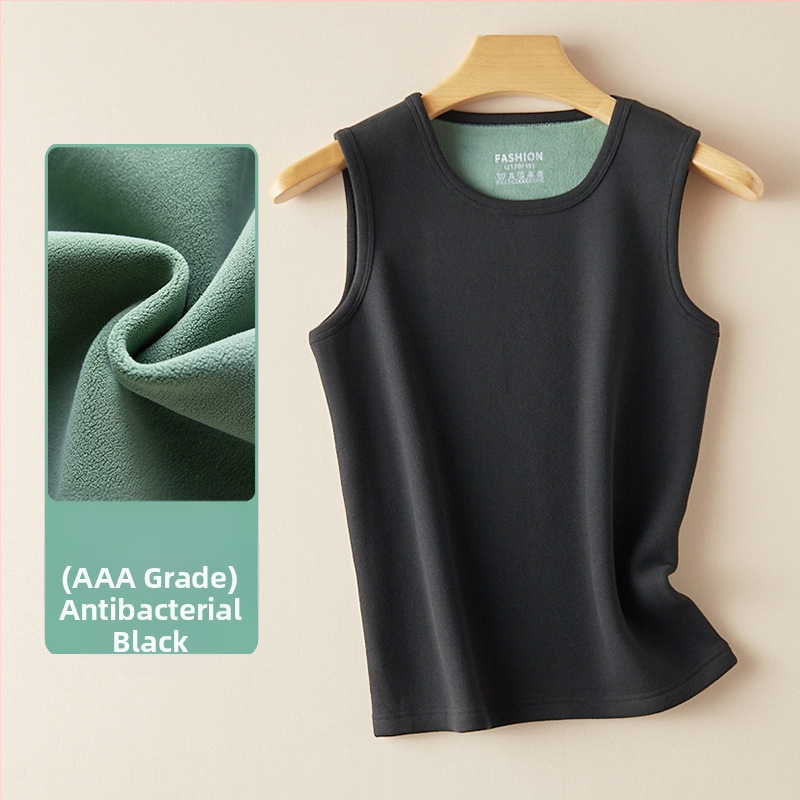 Antibakterinė poliarinė vilnonė žieminė vyriška laisvalaikio stiliaus liemenė su vilnos pamušalu, stora, šilta, odai draugiška, šalčiui atspari liemenė