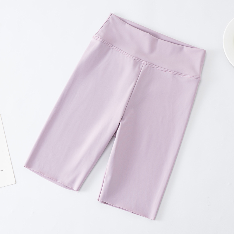 Pantaloni de yoga pentru copii, pantaloni de yoga subțiri de vară pentru fete, pantaloni cu cinci puncte, talie înaltă, pantaloni scurți, Slim-fit, respirabili, Barbie