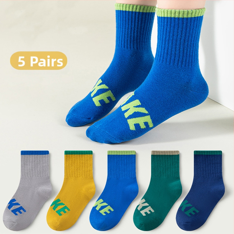 Sügis- ja talvesokid lastele, sääremarja keskpaigani, poiste higi imavad kammitud puuvillased trendikad lastesokid, tudengikirjasokid, puuvillased sokid hulgimüügist