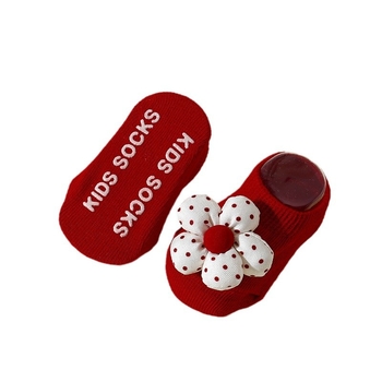 Uusaasta jõulud lilleline lips üheaastaste sokid paadiga sokid punased beebisokid plahvatusohtliku õppimisega libisemiskindlad põrandasokid