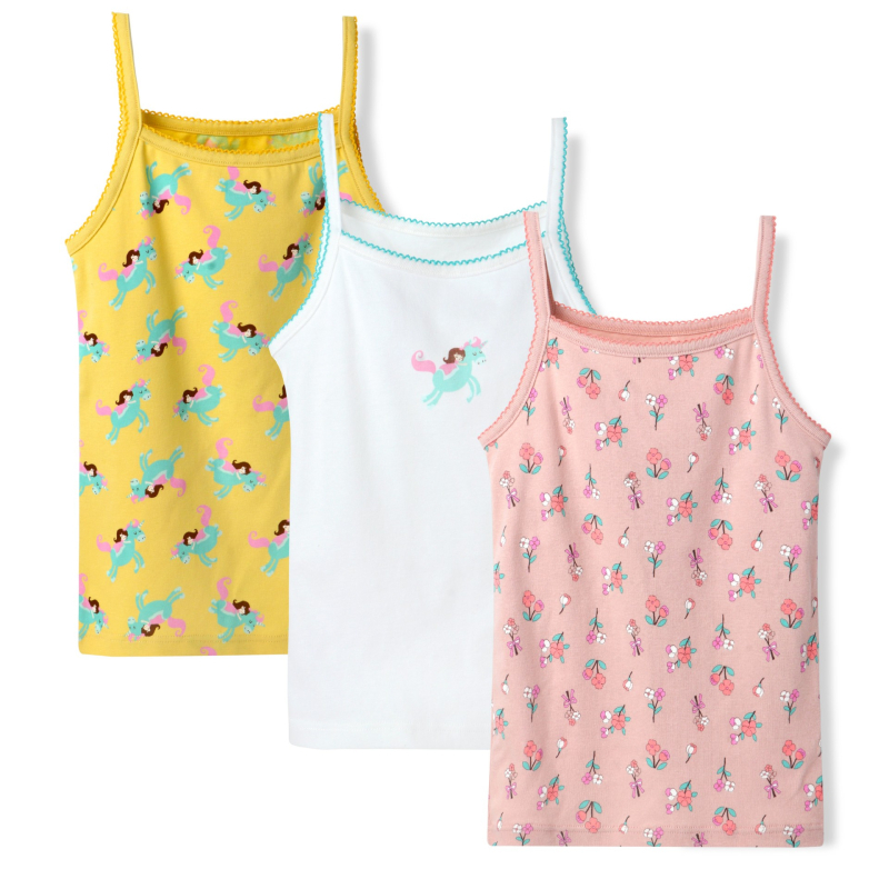 Dječja majica bez rukava u europskom i američkom stilu, prekogranična, od čistog pamuka, za male i srednje djevojčice, crtani pamuk, prozračna dječja odjeća