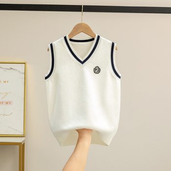 Novi muški i ženski dječji chorus pulover s V-izrezom, prsluk, britanska odjeća za performanse, dječji pulover, veleprodaja