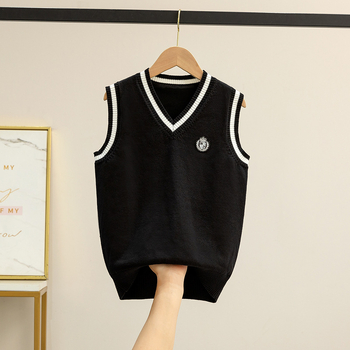 Novi muški i ženski dječji chorus pulover s V-izrezom, prsluk, britanska odjeća za performanse, dječji pulover, veleprodaja