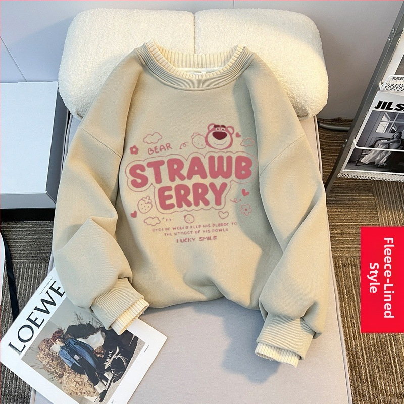 Tüdrukute fliisvoodriga kampsun sügis- ja talvel lastele mõeldud lahtise lääneliku stiiliga villakraega topp tüdrukute talvine alussärk