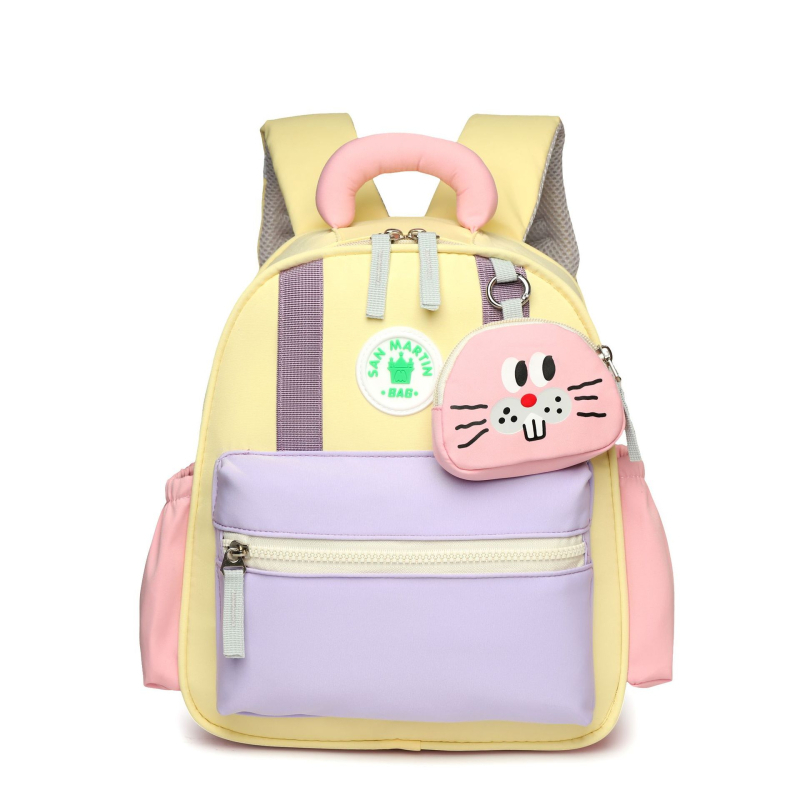 Ghiozdan ușor pentru grădiniță, la modă, cu potrivire a culorilor, în stil coreean, pentru copii, rucsac de călătorie cu desene animate drăguț pentru băieți și fete