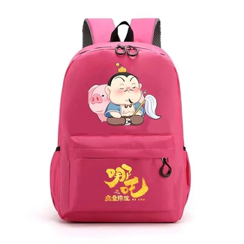 Magic Boy Zha Er Third Prince`i koolikott Cartoon Poiste ja tüdrukute seljakott noortele trükitud seljakott suure mahutavusega kott