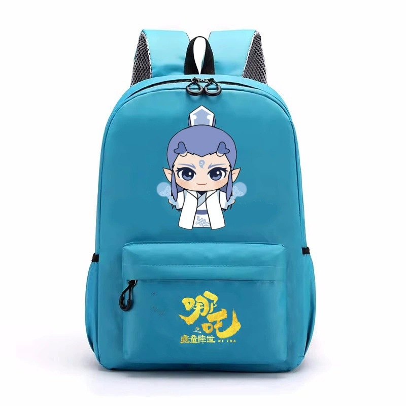 Magic Boy Zha Er Third Prince`i koolikott Cartoon Poiste ja tüdrukute seljakott noortele trükitud seljakott suure mahutavusega kott