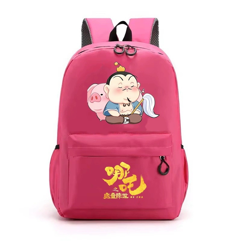 Magic Boy Zha Er Third Prince`i koolikott Cartoon Poiste ja tüdrukute seljakott noortele trükitud seljakott suure mahutavusega kott