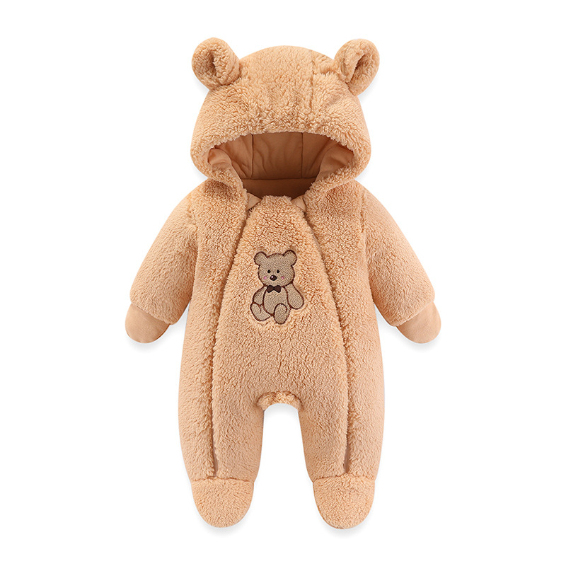 Zimski kombinezon za bebe, izvoz, zadebljani pamučni kaput, bodi za novorođenče, jesensko i zimsko odijelo za dojenčad, odjeća za izlaske