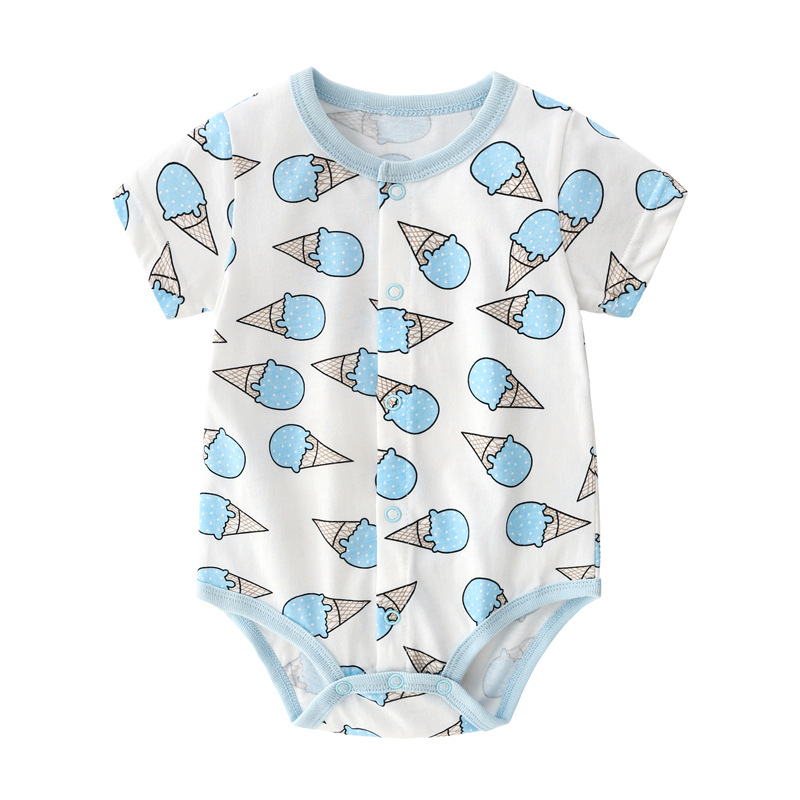 Ljetna odjeća za bebe, tanki ženski neonatalni kombinezon, muški Harper, 1 godina, 0-6 mjeseci, torba za prdenje, dječja odjeća za ljeto