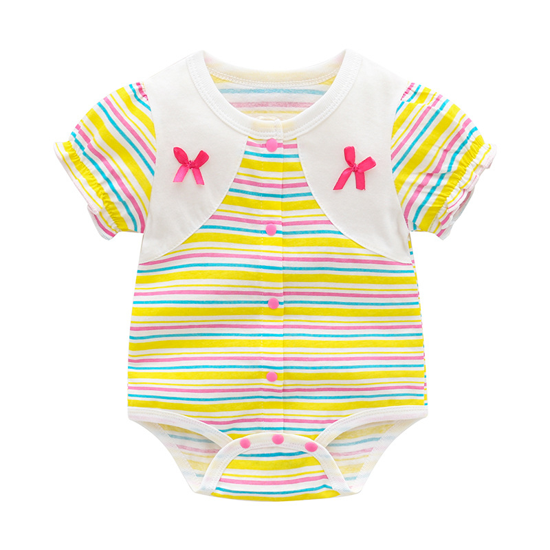 Ljetna odjeća za bebe, tanki ženski neonatalni kombinezon, muški Harper, 1 godina, 0-6 mjeseci, torba za prdenje, dječja odjeća za ljeto