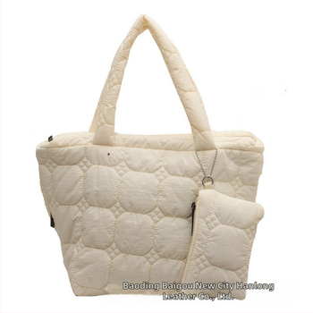 2023. aasta uus Korea stiilis moodne vabaaja suure mahutavusega kott naistele, puuvillase polstriga mantlikott, lääne stiilis lihtne õlakott